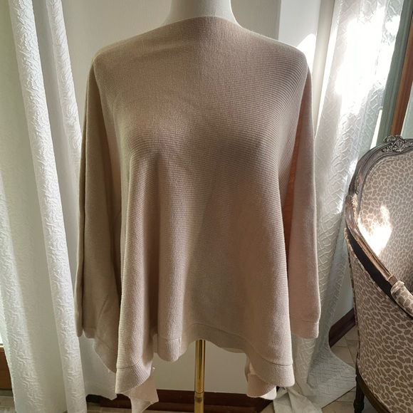 Lululemon Flow Forward Soft Pink Poncho Sweater As Is - Picture 2 of 8